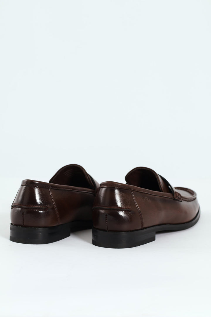 Penny Moccasin Loafer - Brown