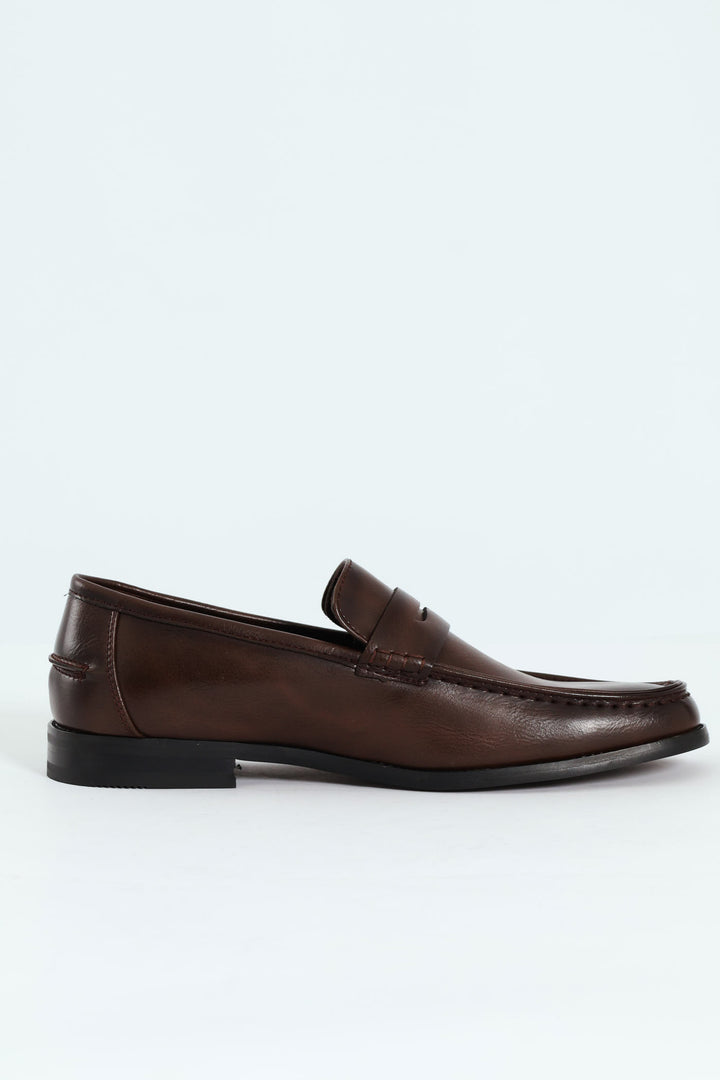 Penny Moccasin Loafer - Brown