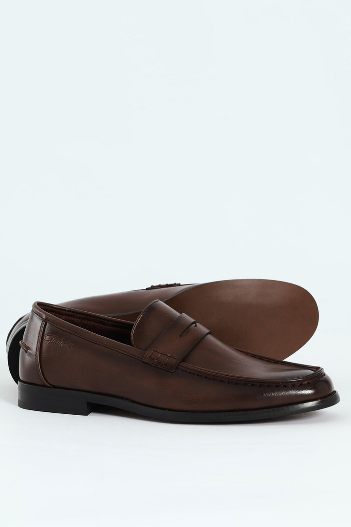 Penny Moccasin Loafer - Brown