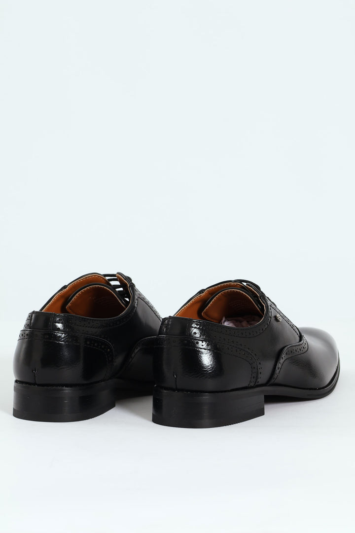 Lace Up Formal Oxford Shoe - Black