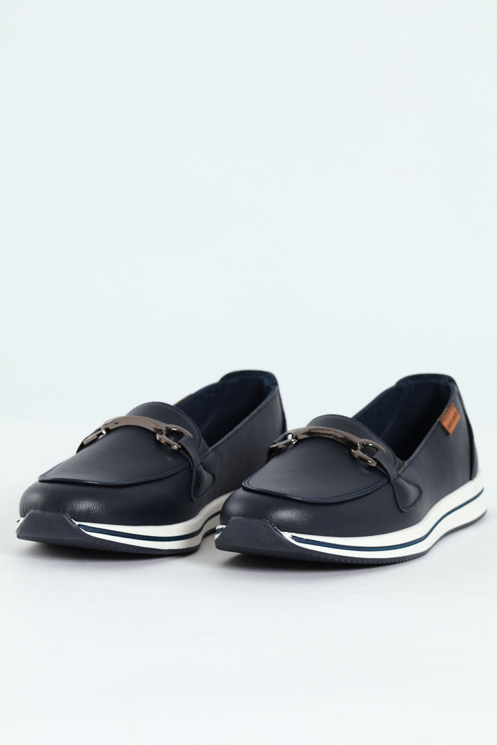 Josephine 10 Horsebit Comfort Loafer - Navy