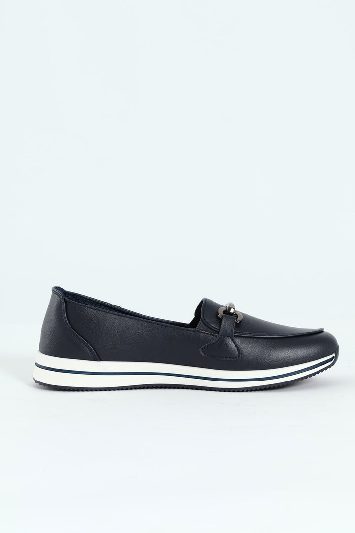 Josephine 10 Horsebit Comfort Loafer - Navy