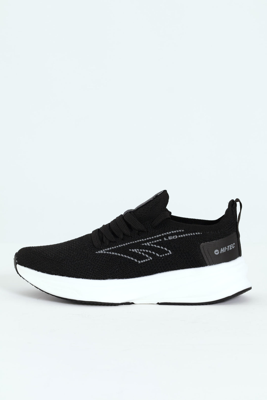 Aura Knitted Active Runner Sneaker - Black