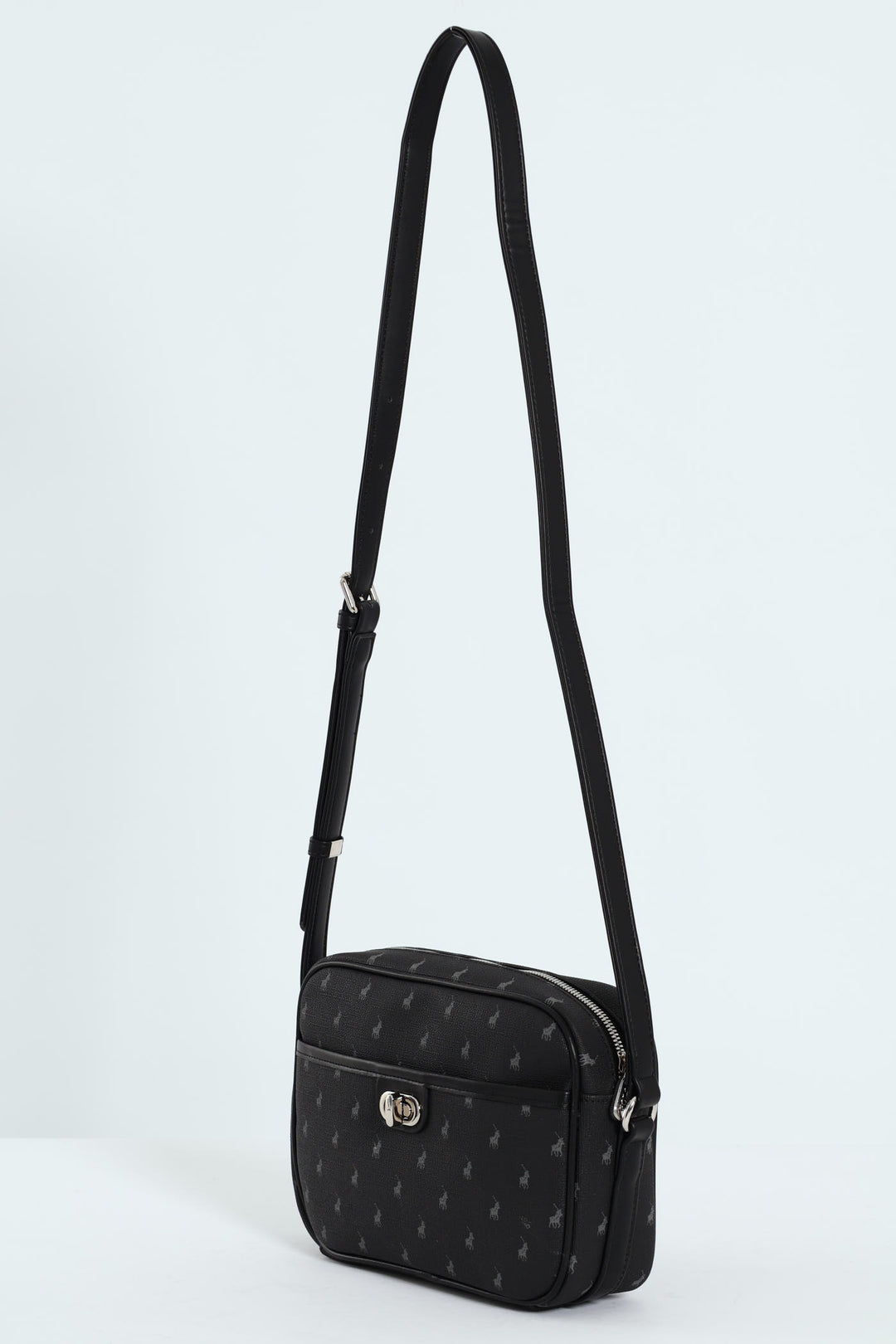 Iconic Turn Lock Camera Bag - Black