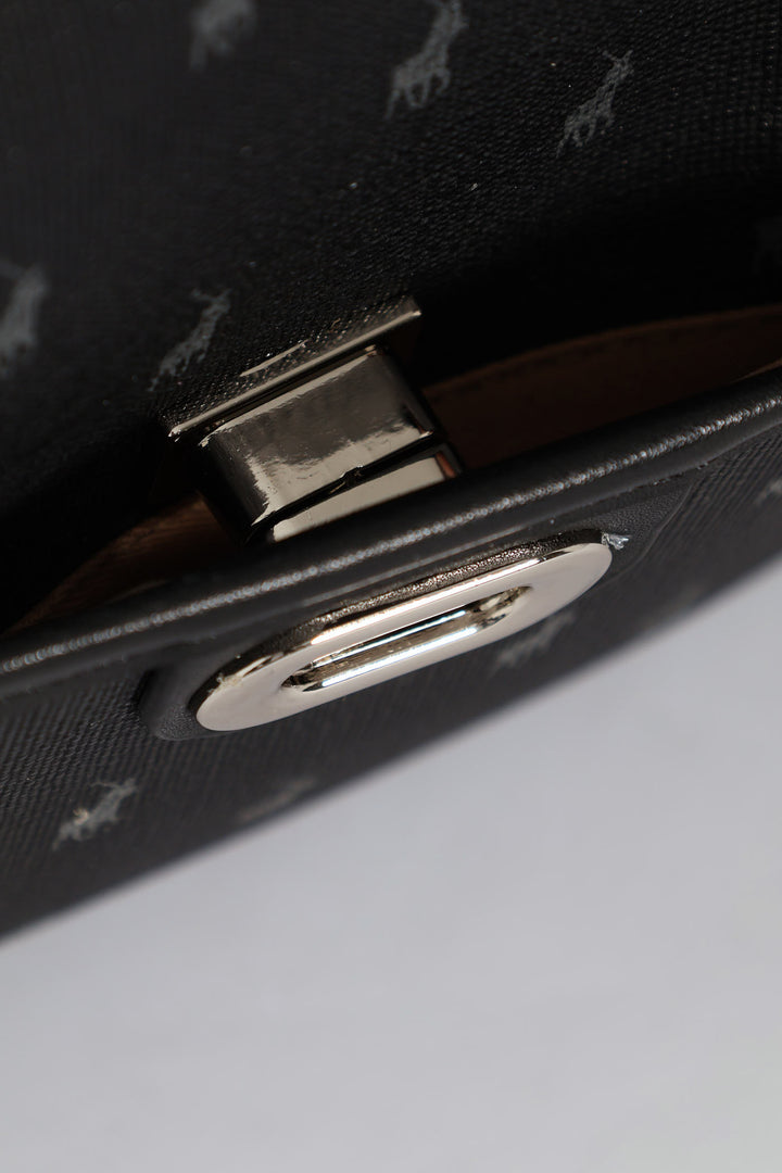 Iconic Turn Lock Camera Bag - Black