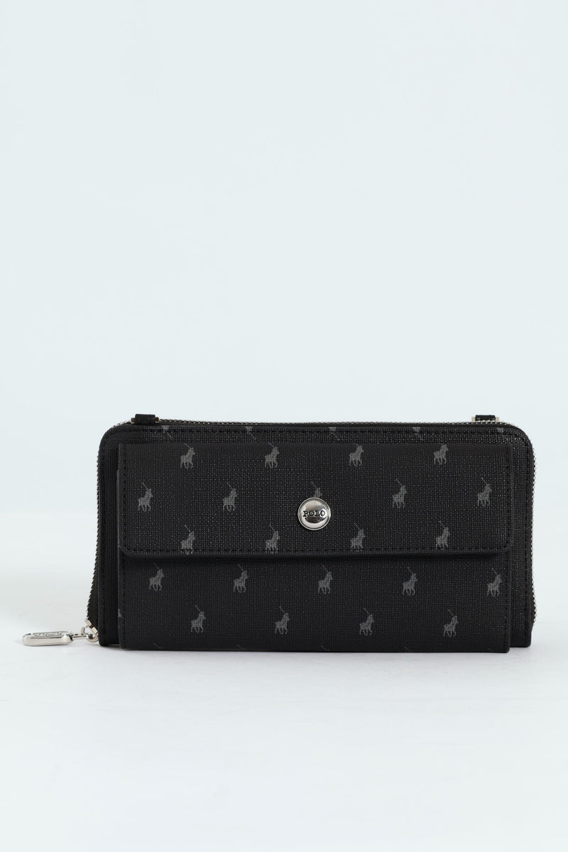 Iconic Phone Sling Bag - Black
