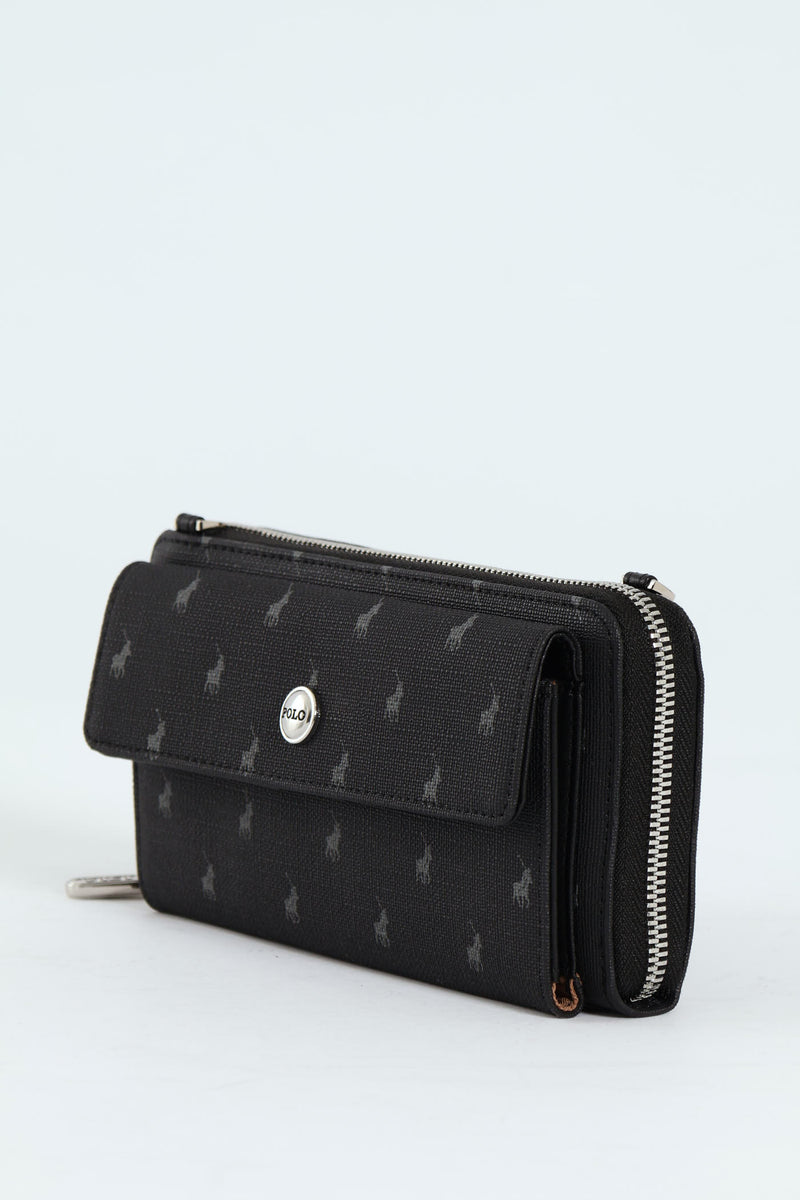 Iconic Phone Sling Bag - Black