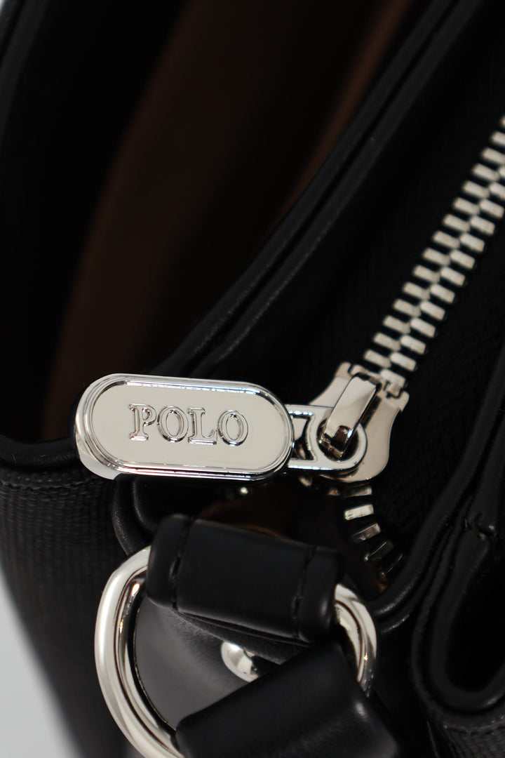 Iconic Multi Compartment Sling Bag - Black