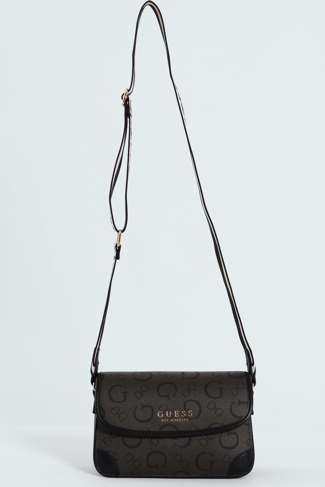 Nichole Flap Crossbody Bag - Charcoal