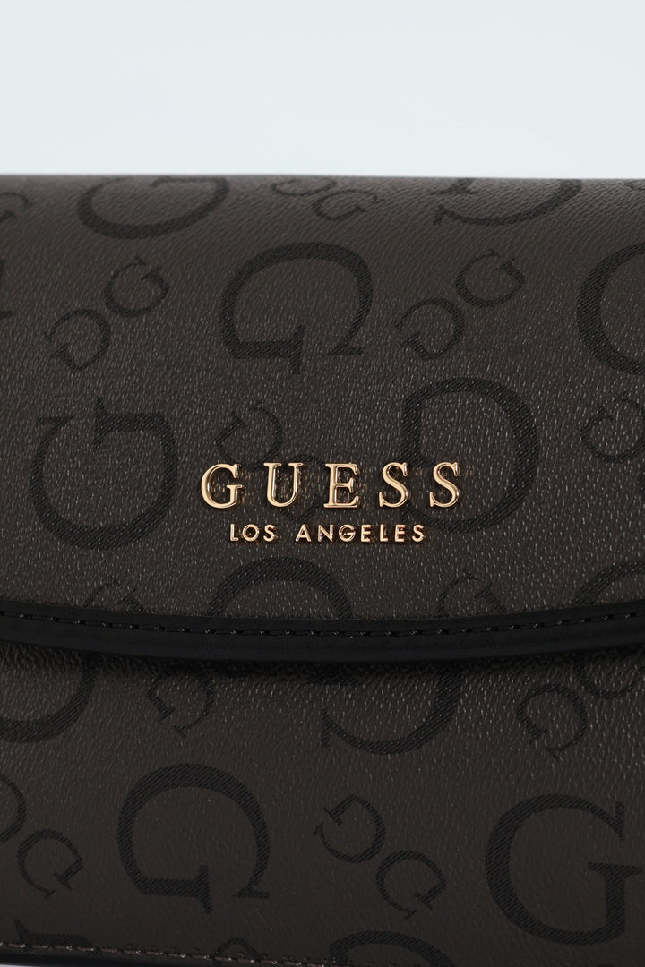 Nichole Flap Crossbody Bag - Charcoal