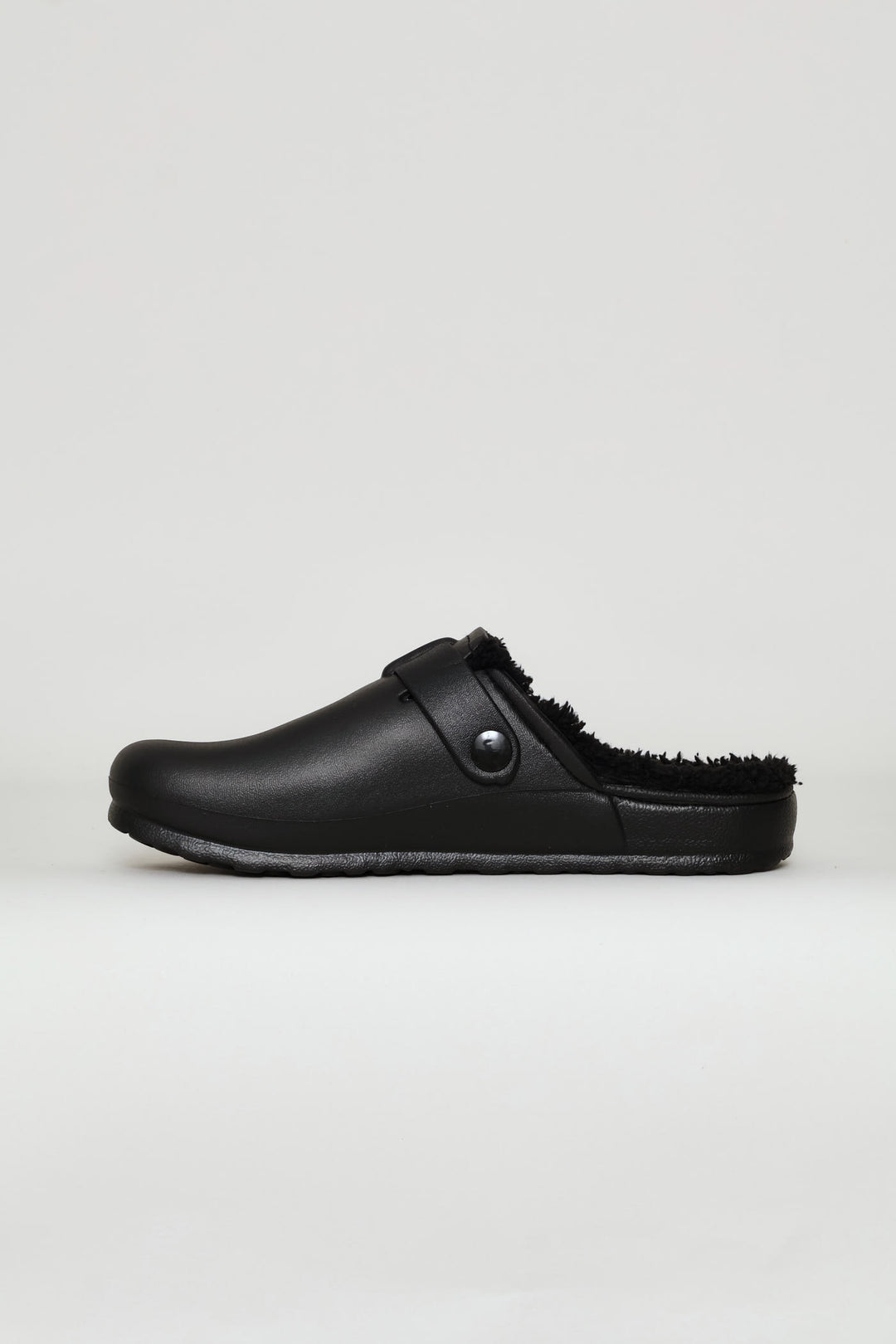 Soft Desi Fur Slip On - Black