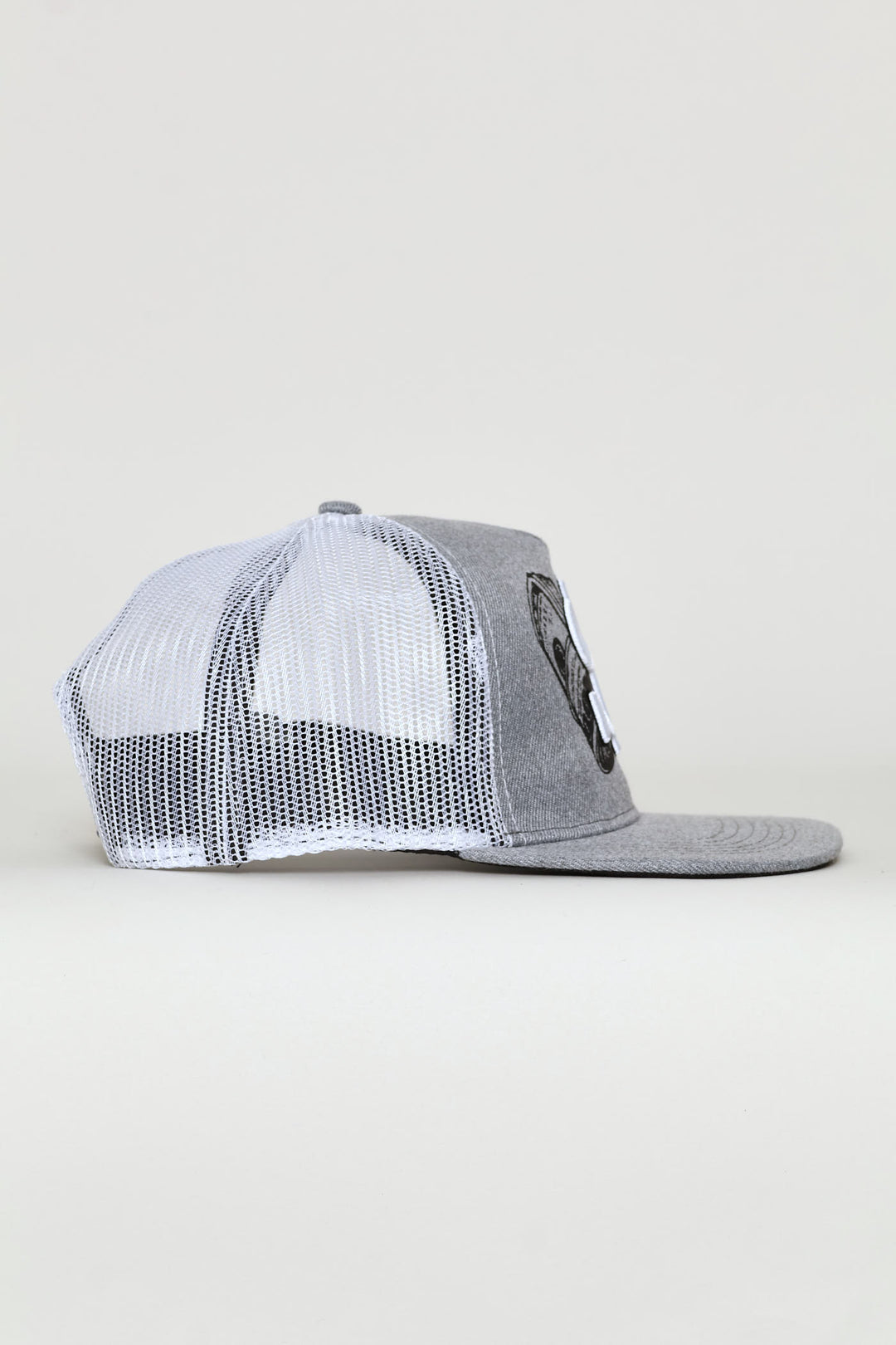Dollar Sign Cap - Grey Melange