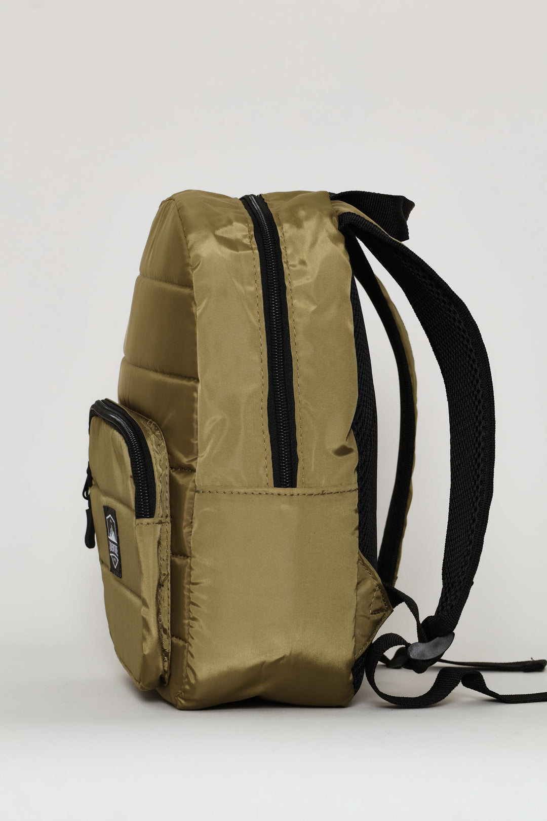 Boys Quilted Backpack - Olive