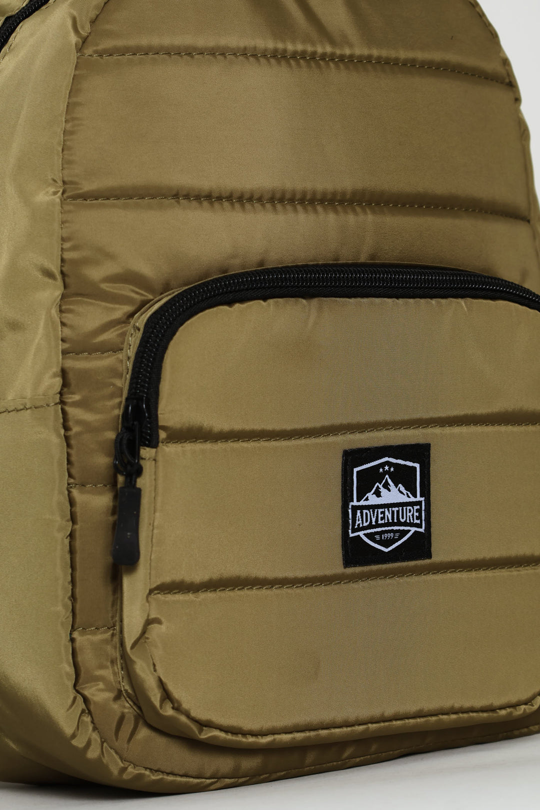 Boys Quilted Backpack - Olive