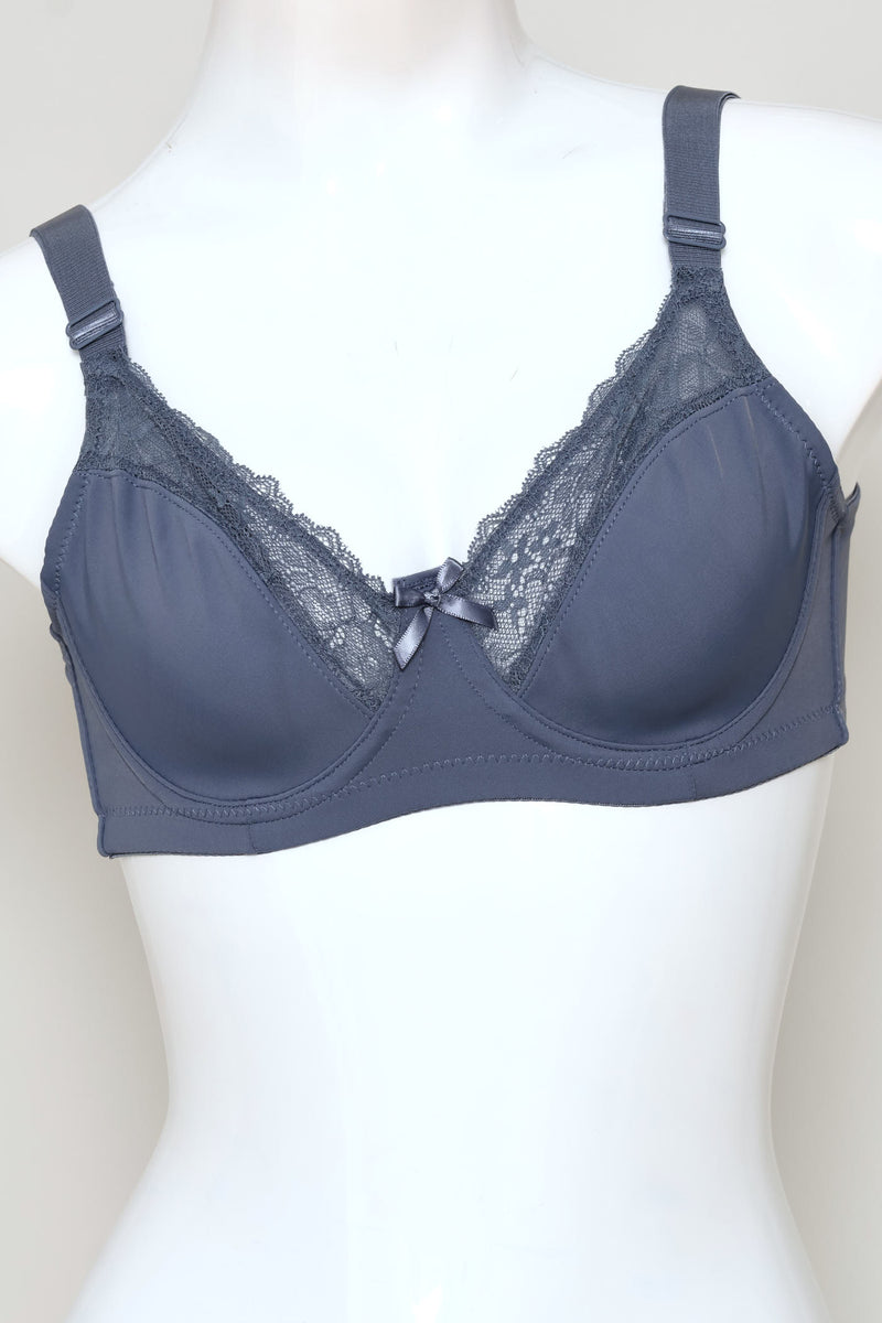 2 Pack Lace Plunge Bra - Blue