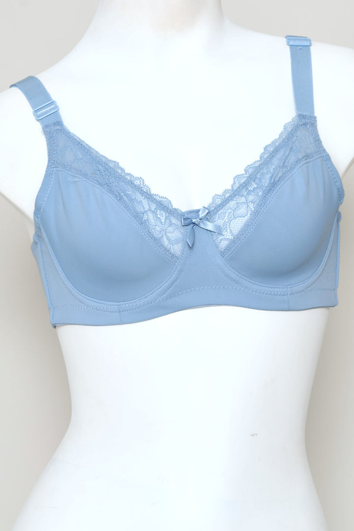 2 Pack Lace Plunge Bra - Blue