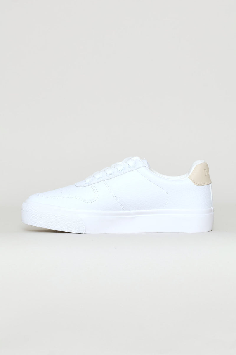 Action Leather Sneaker - White