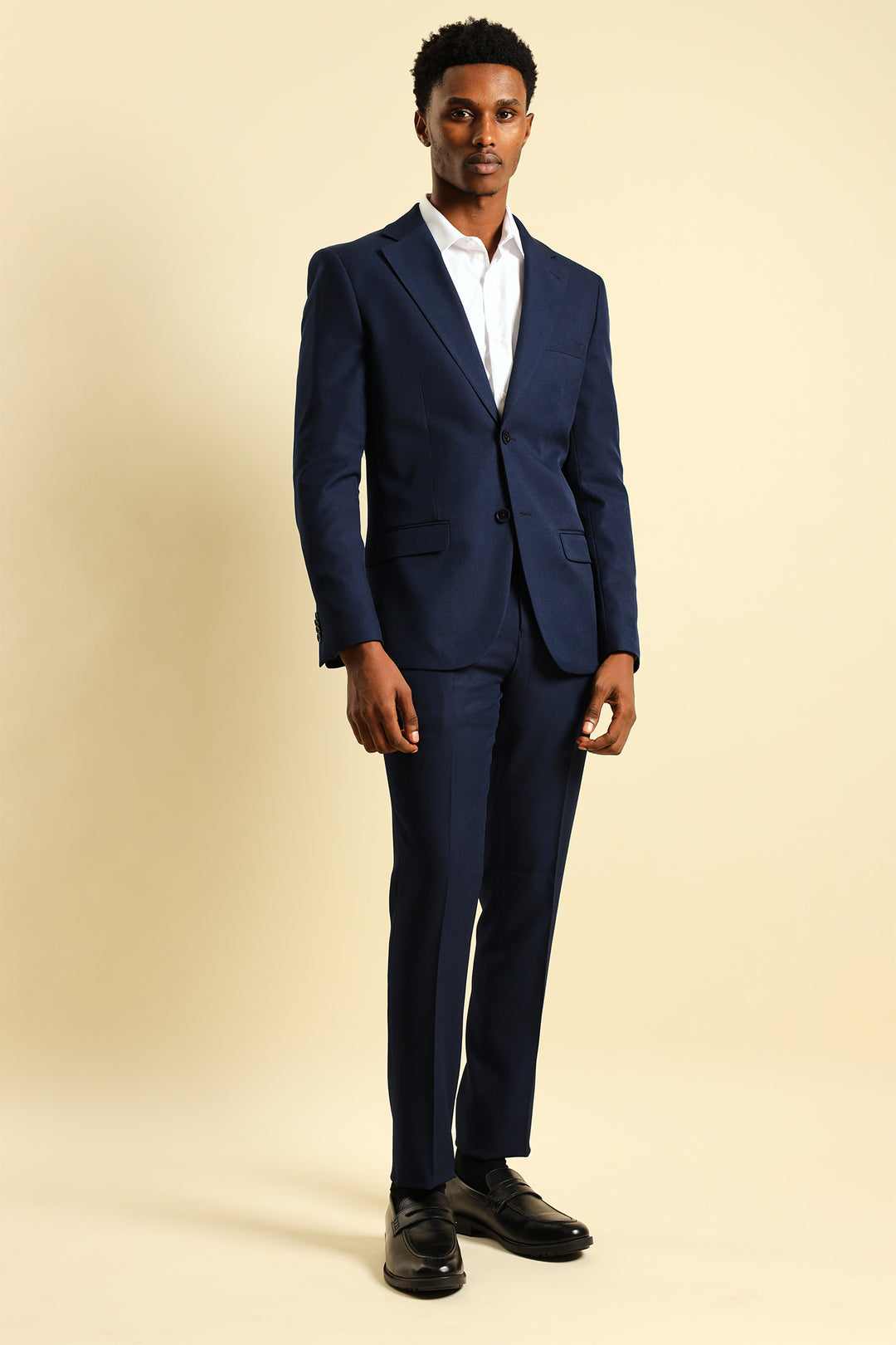 Men's Skinny Straight Suit Jacket - Navy