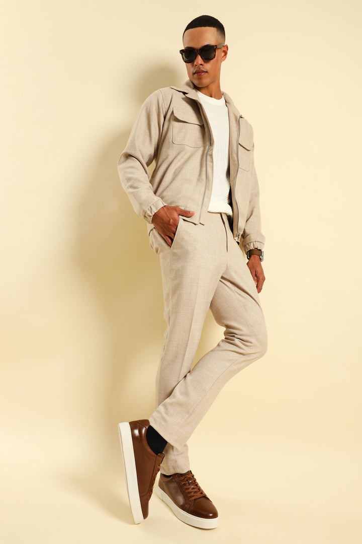 Double Pocket Jacket - Tan