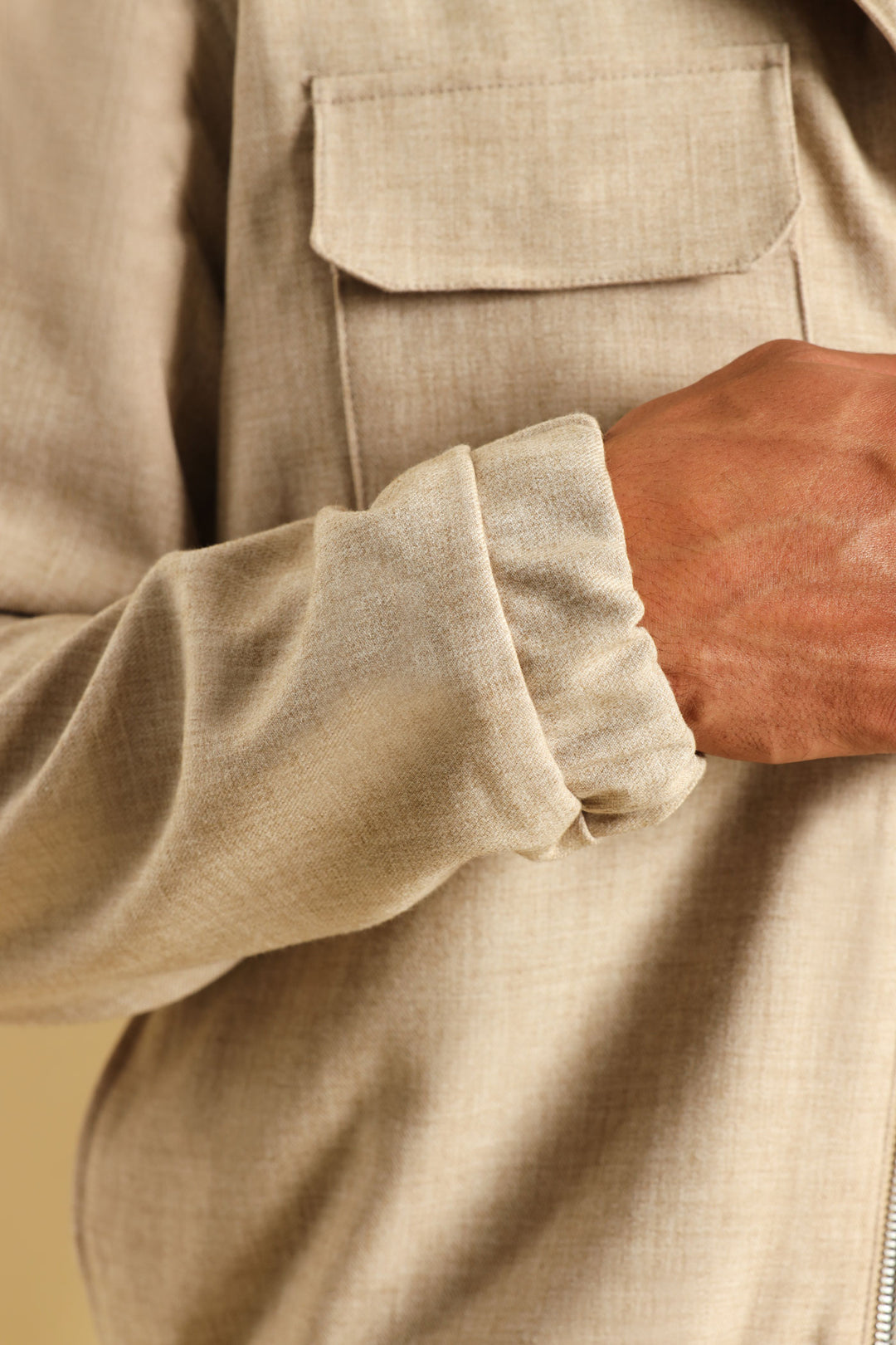 Double Pocket Jacket - Tan