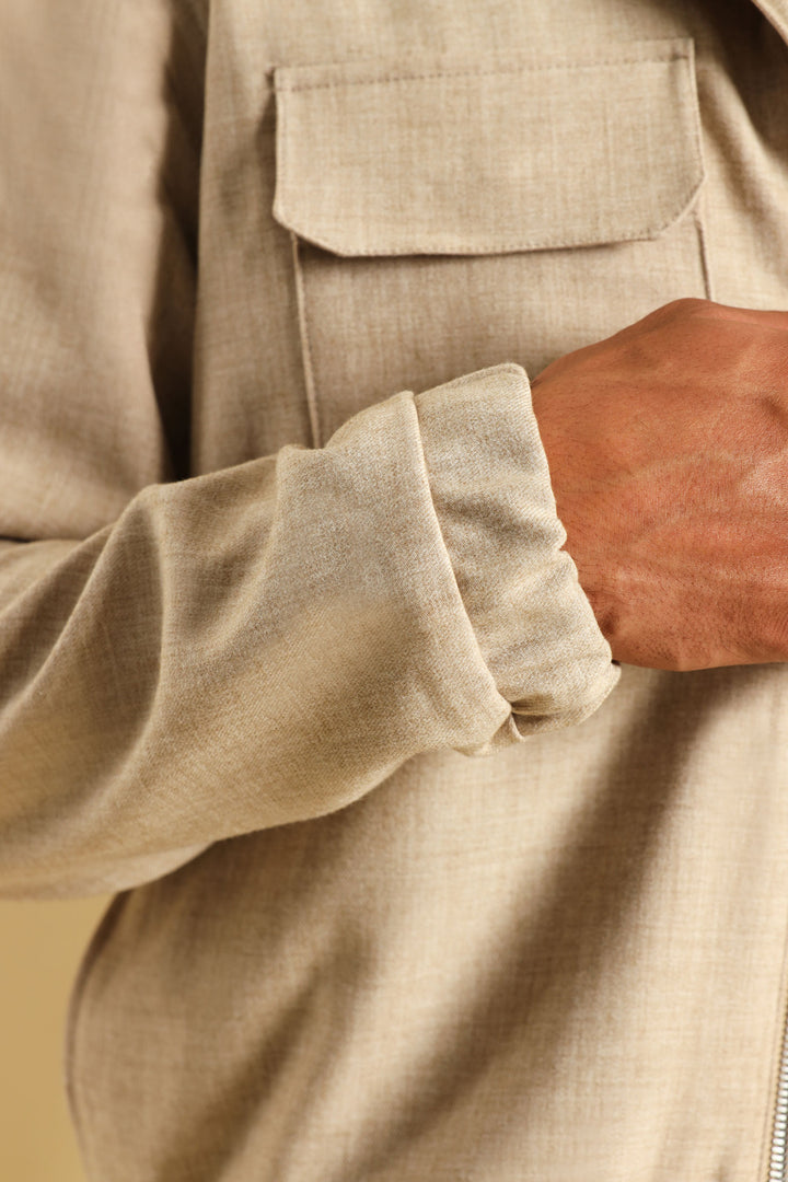 Double Pocket Jacket - Tan