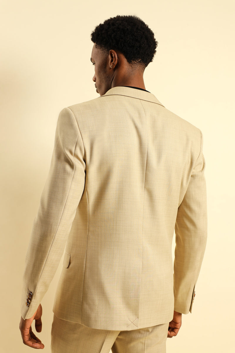 Slim Essential Suit Jacket - Tan