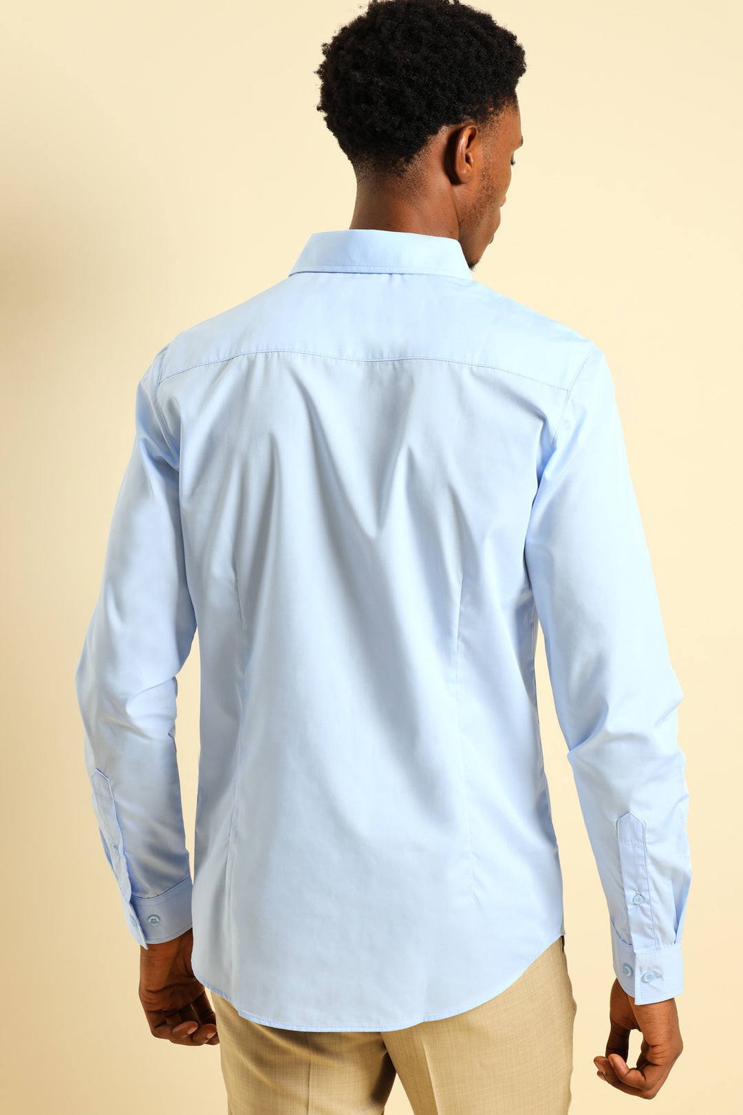 Easy Care Long Sleeve Shirt - Light Blue