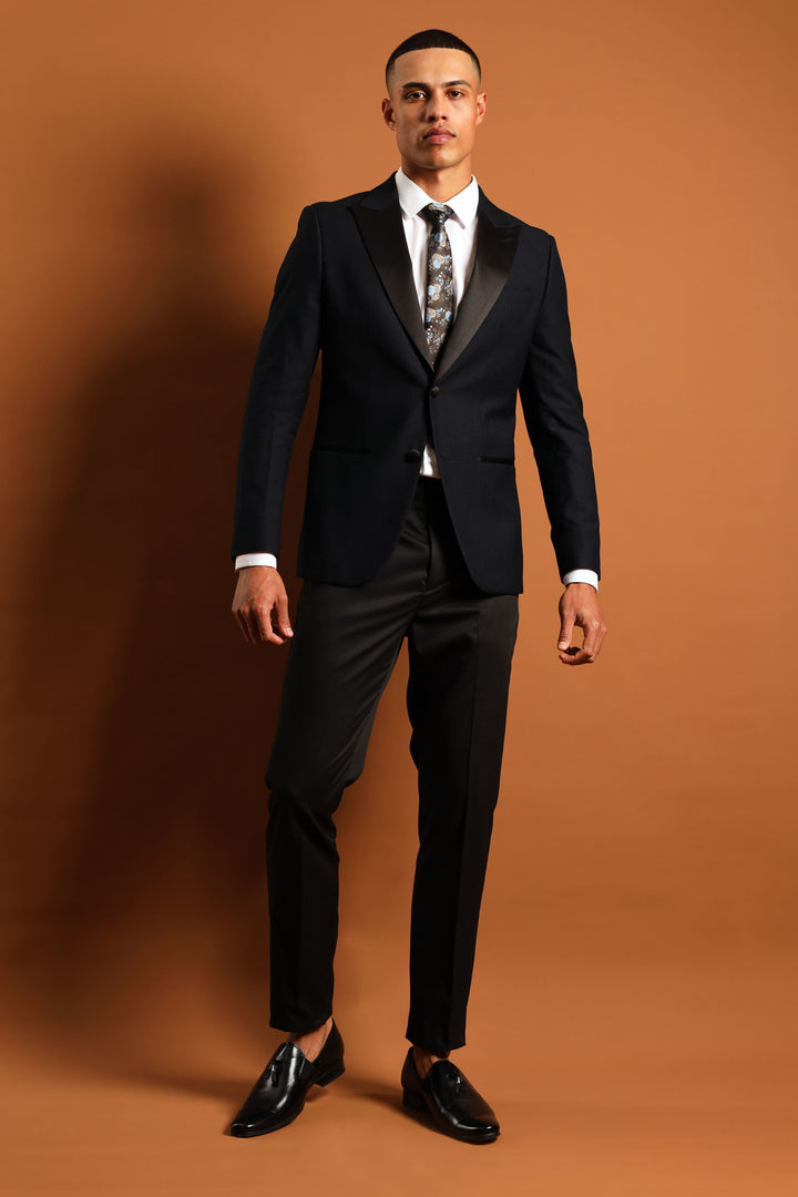 Textured Blazer - Black