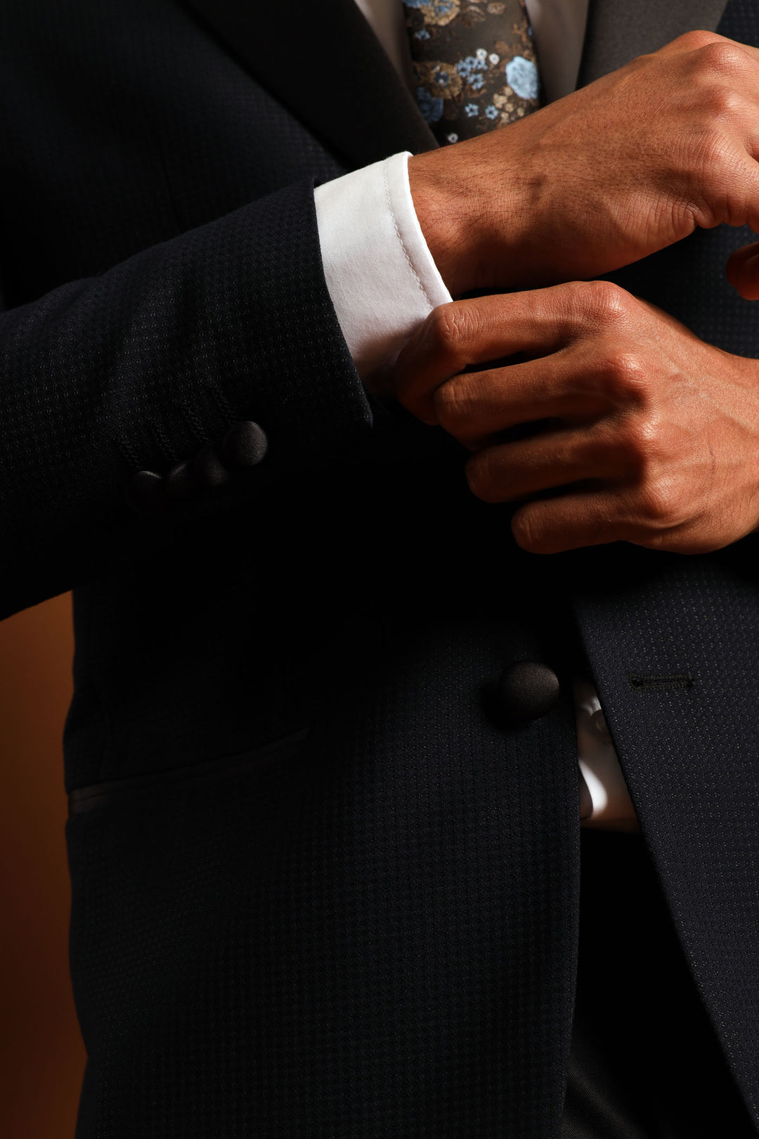 Textured Blazer - Black