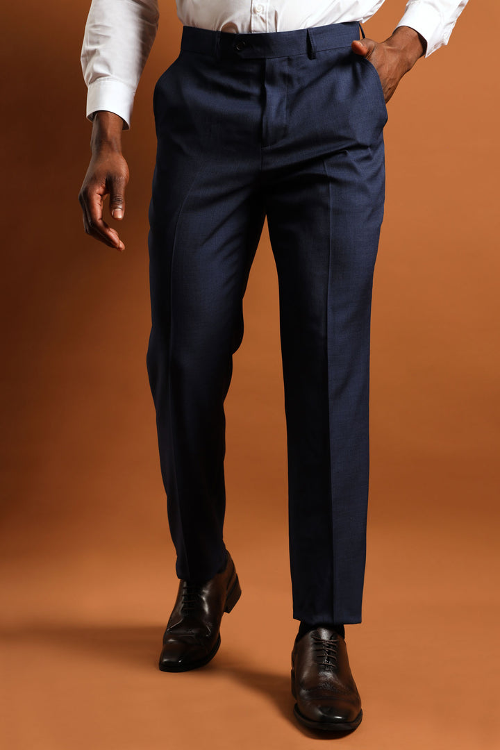 Regular Fit Essential Suit Trouser - Navy