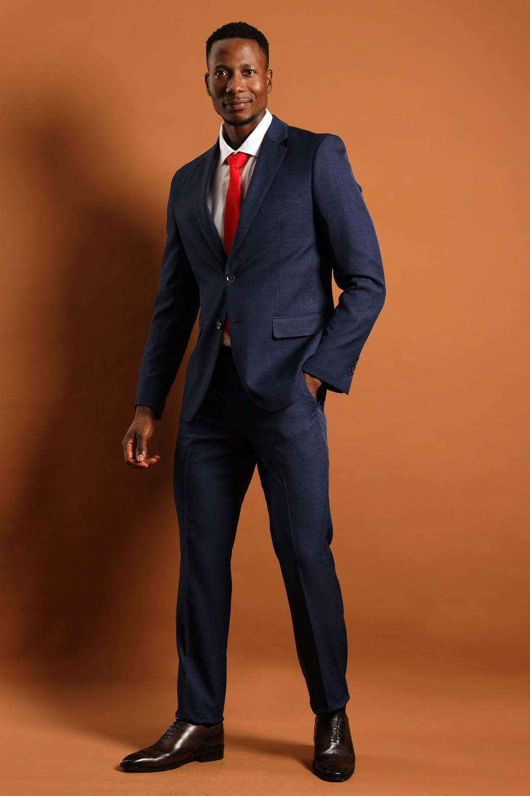 Regular Fit Essential Suit Trouser - Navy