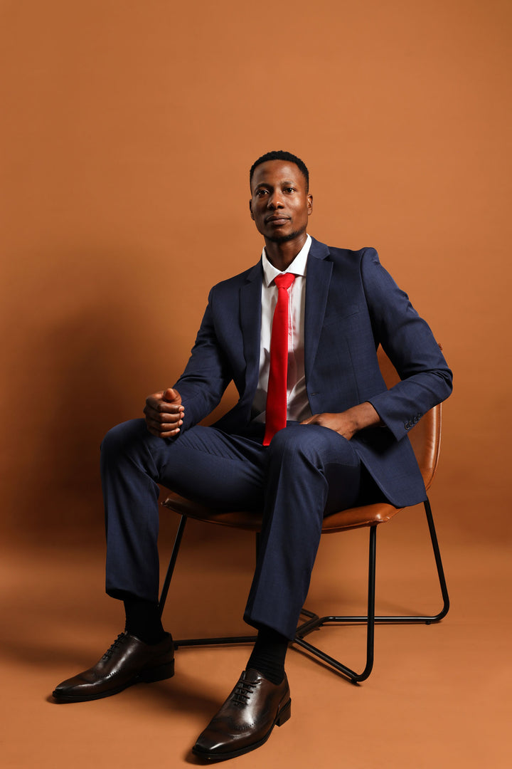 Regular Fit Essential Suit Trouser - Navy