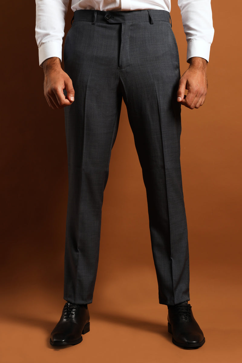 Regular Fit Essential Suit Trouser - Charcoal