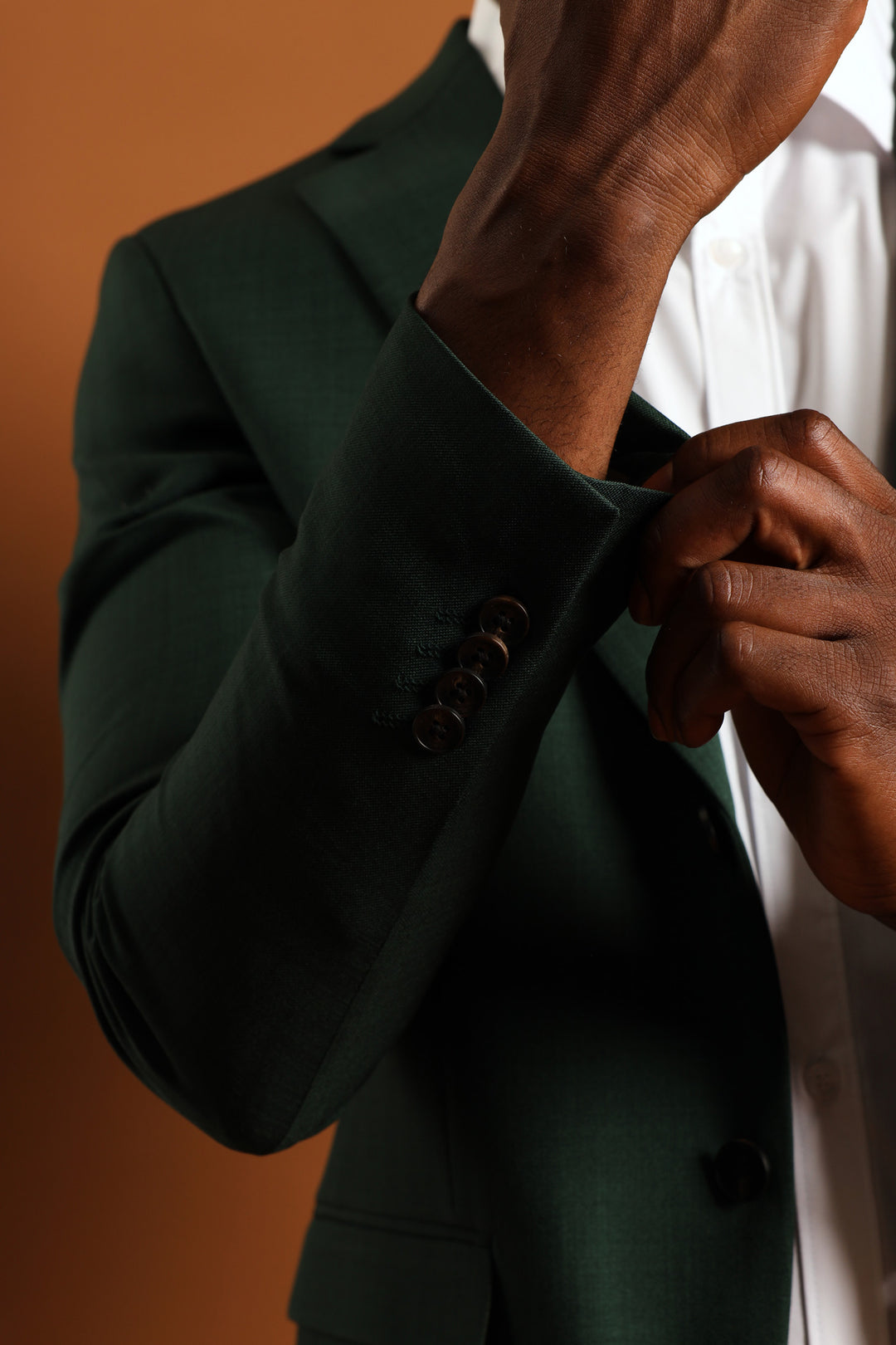 Slim Fit Essential Suit Jacket - Olive