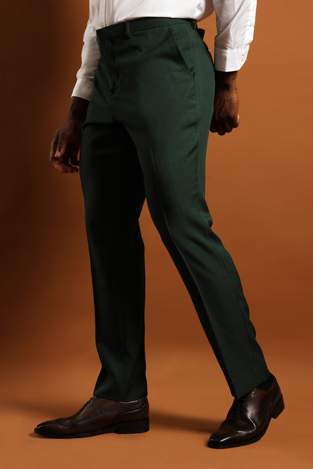 Slim Fit Essential Suit Trouser - Green