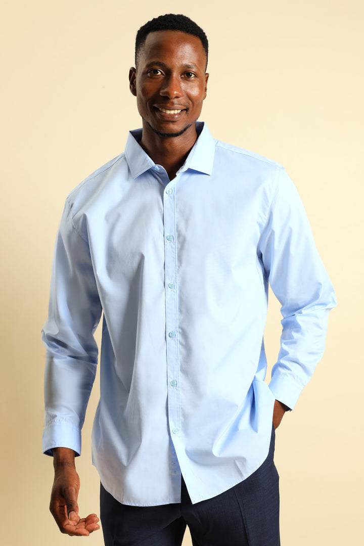 Easy Care Shirt - Light Blue