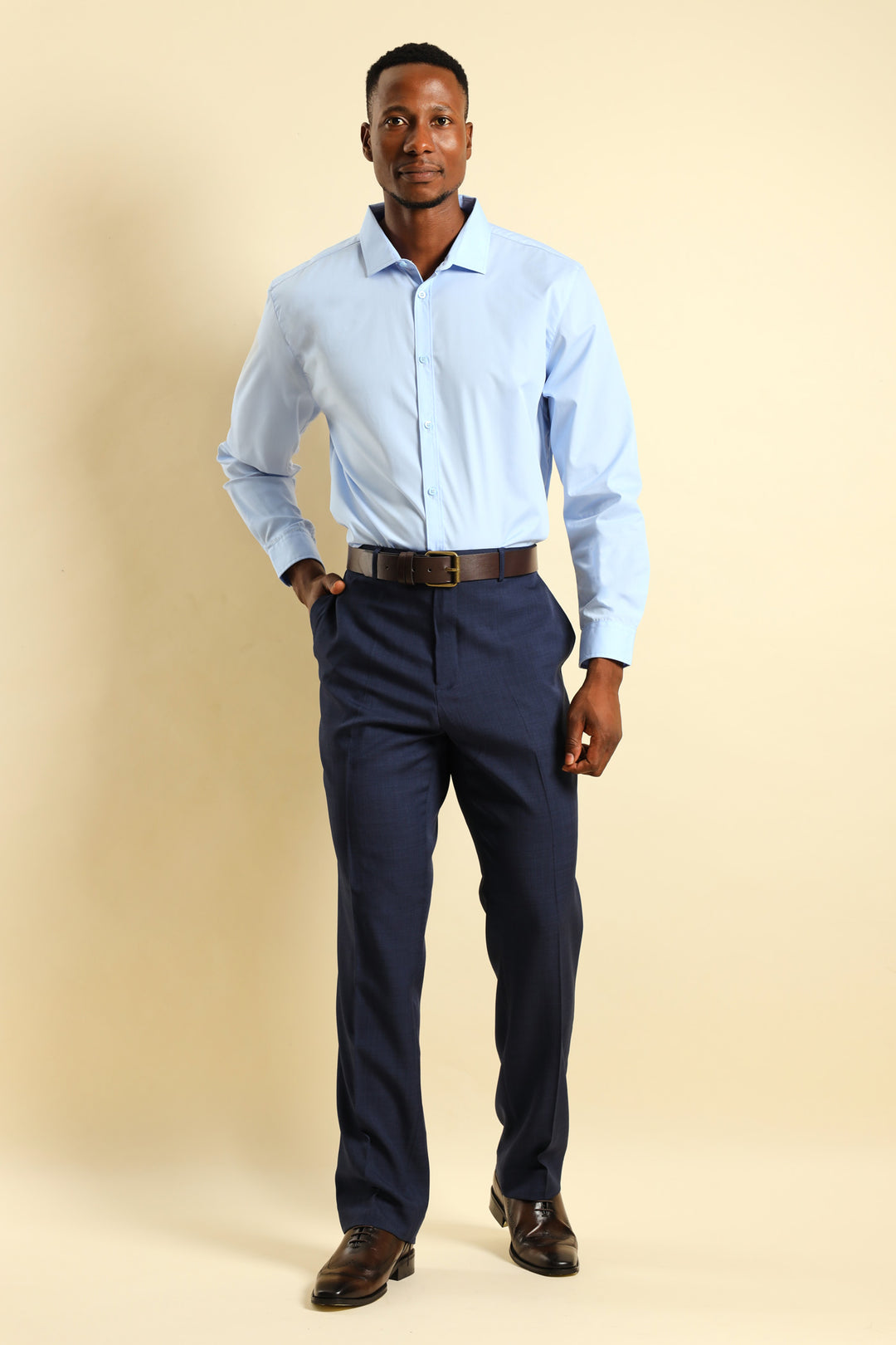 Easy Care Shirt - Light Blue