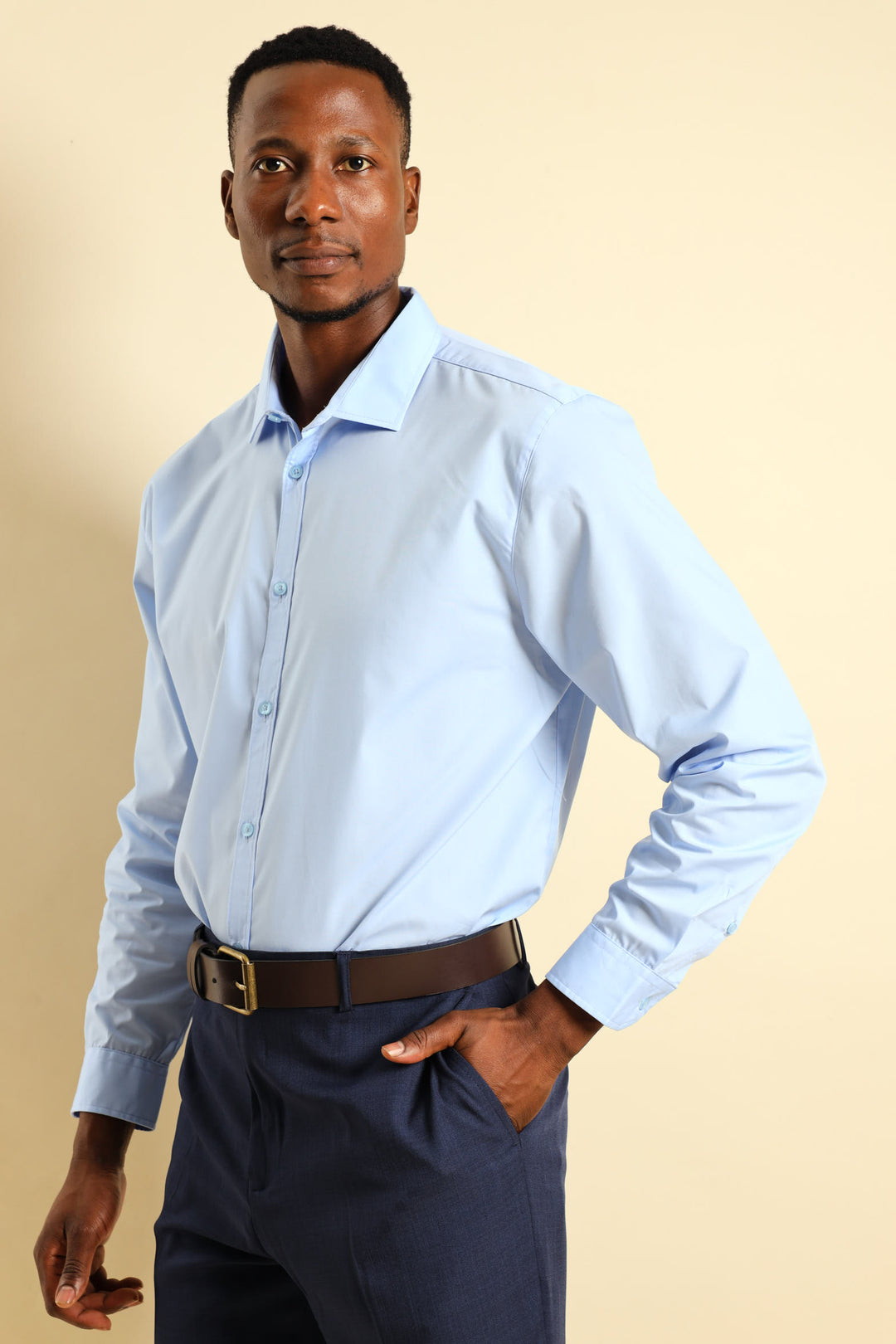 Easy Care Shirt - Light Blue