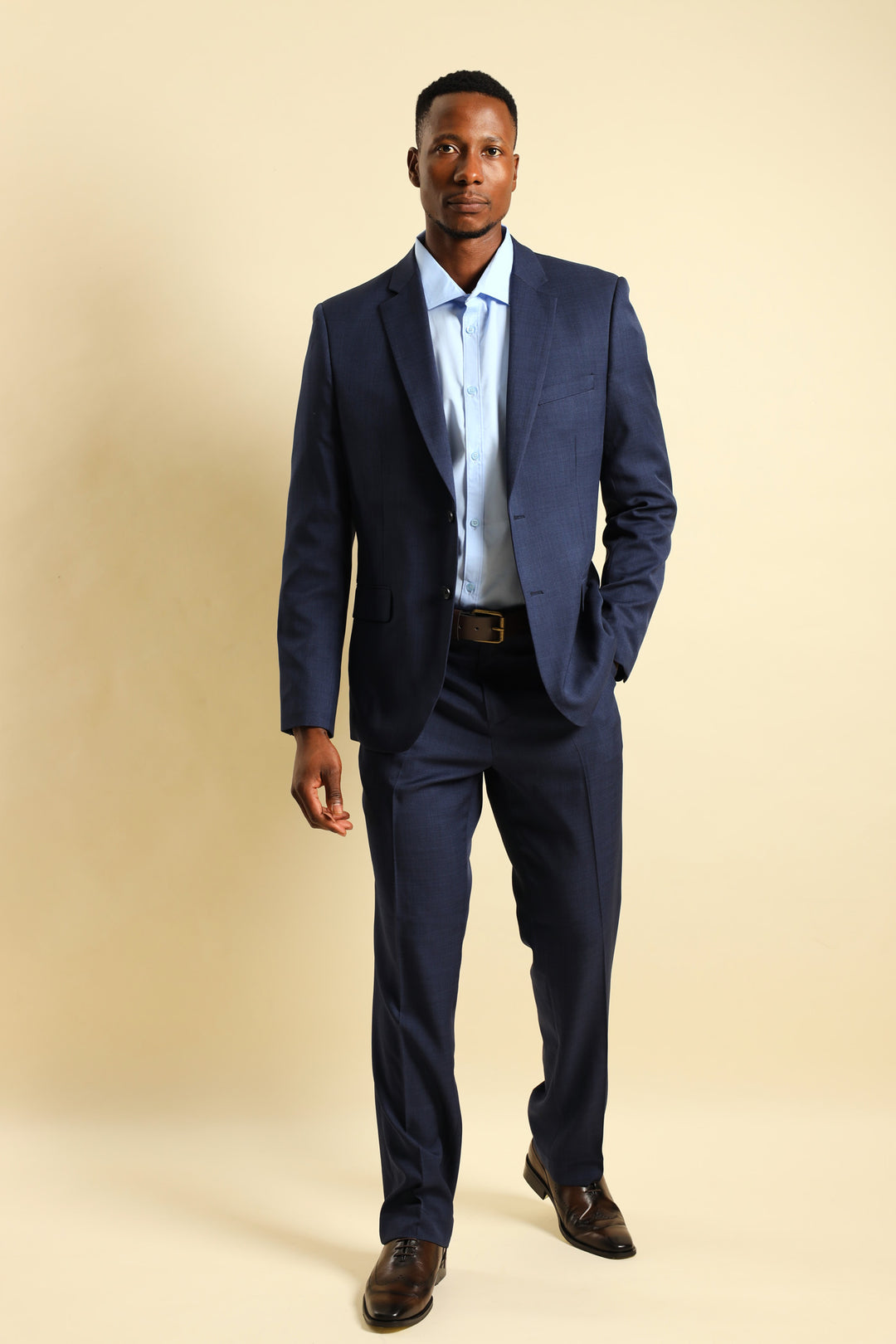 Regular Fit Essential Suit Jacket - Navy