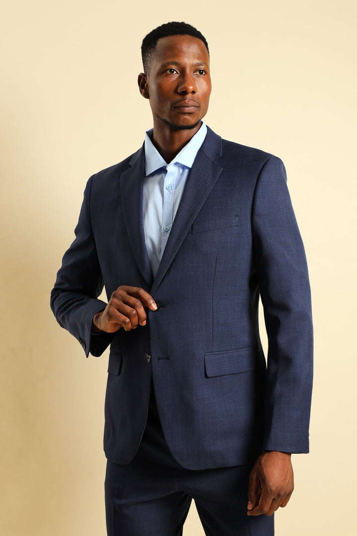 Regular Fit Essential Suit Jacket - Navy