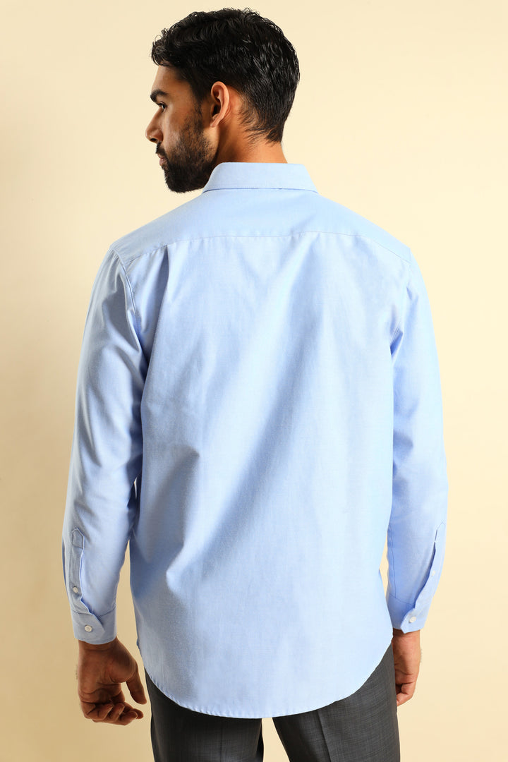Slim Oxford Shirt - Light Blue