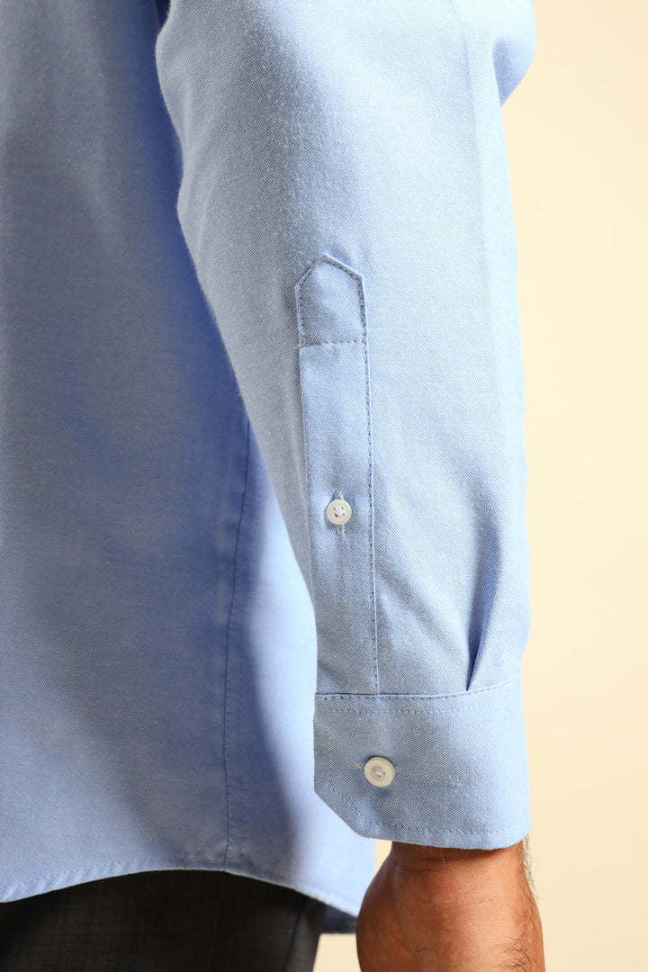 Slim Oxford Shirt - Light Blue