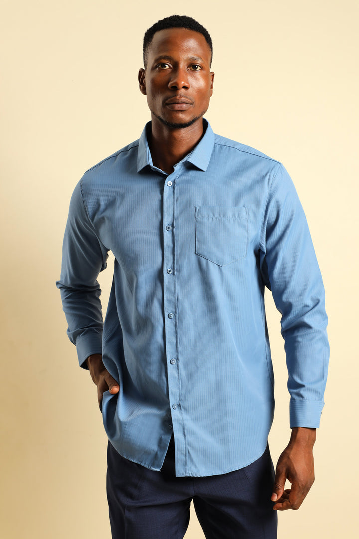 Summer Dobby Shirt - Airforce