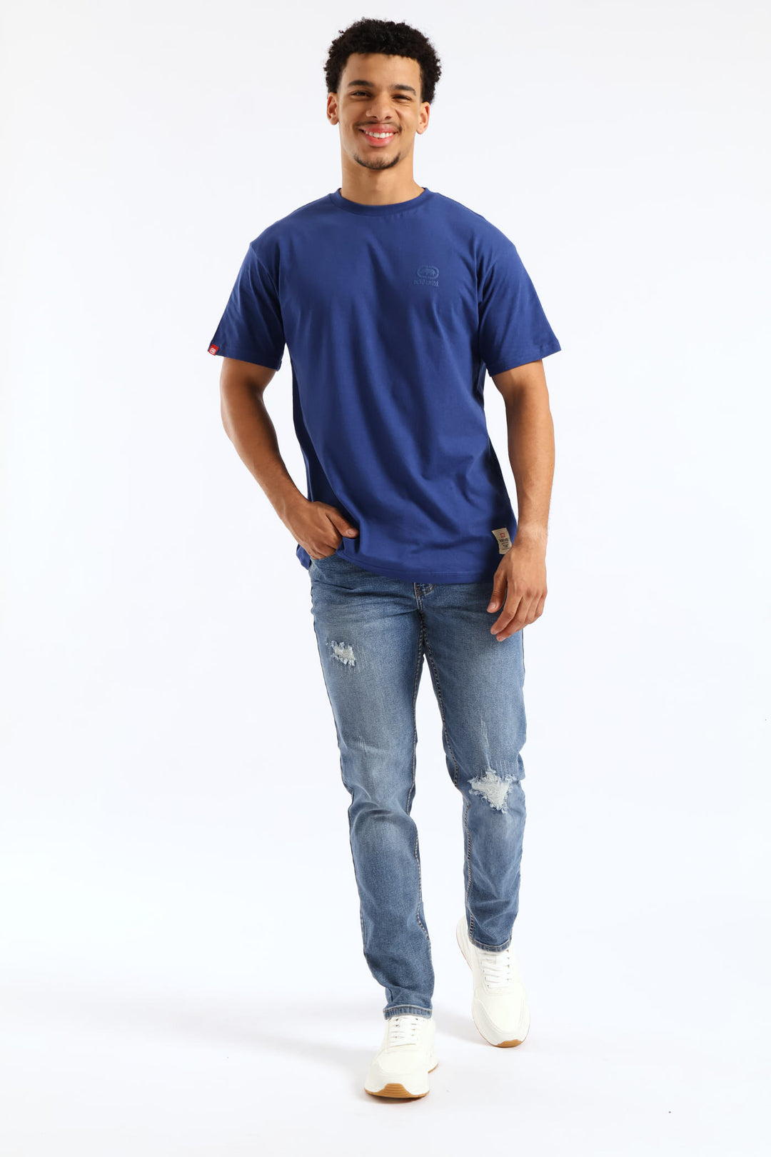 Never Out Tonal Tee - Blue