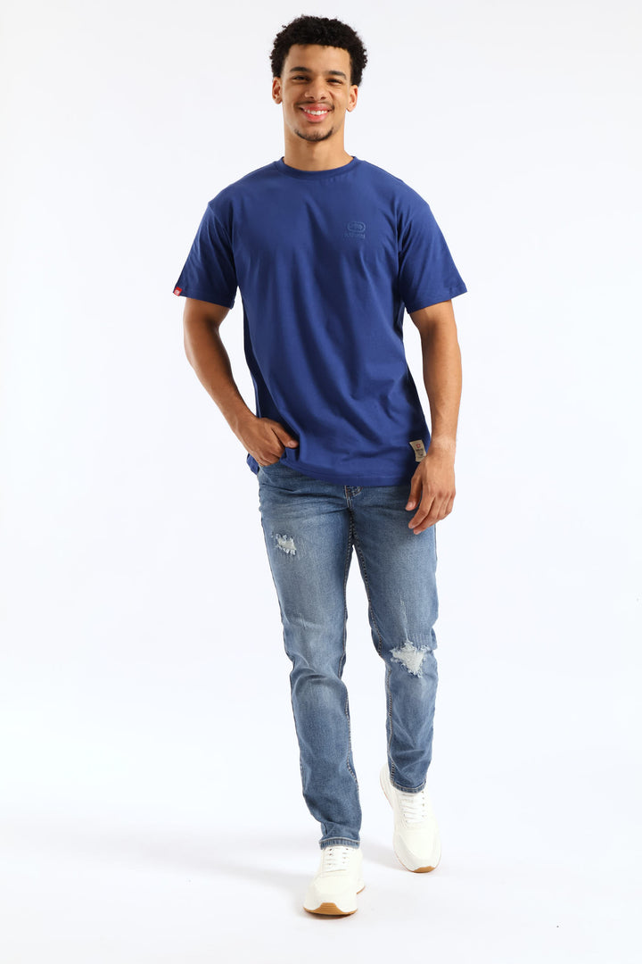 Never Out Tonal Tee - Blue