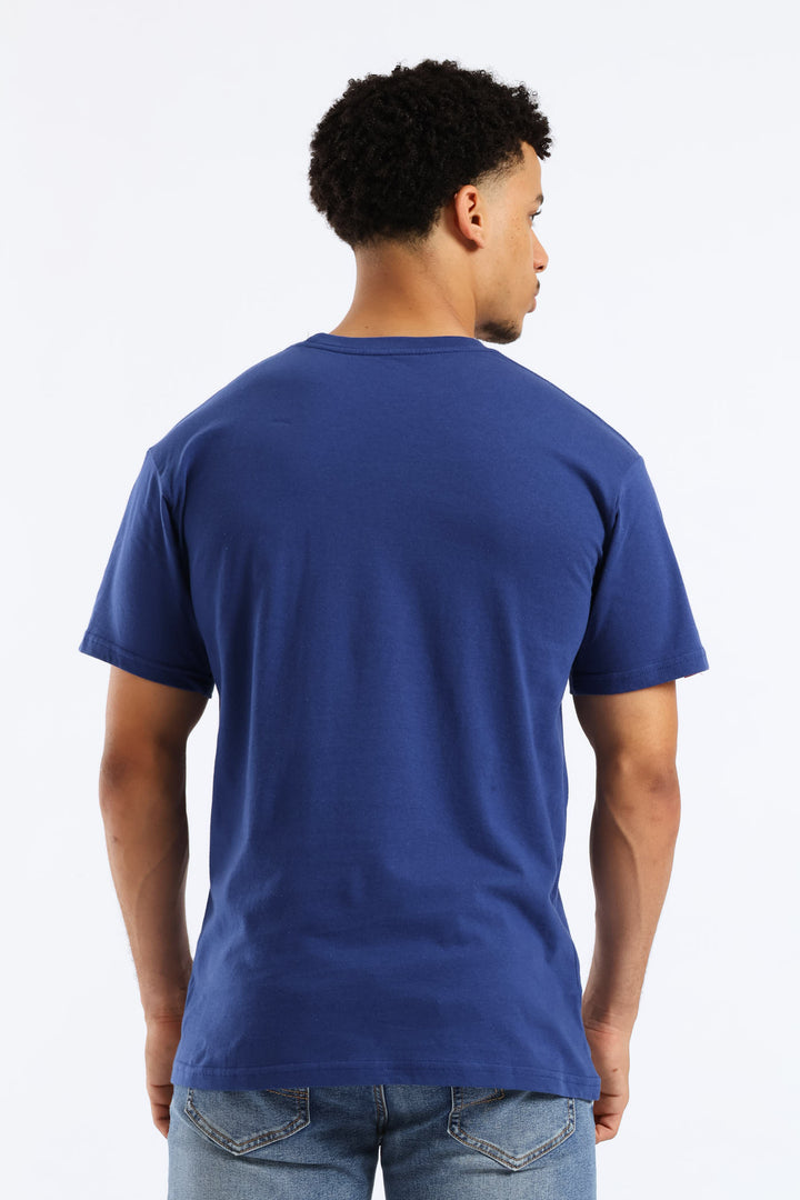 Never Out Tonal Tee - Blue