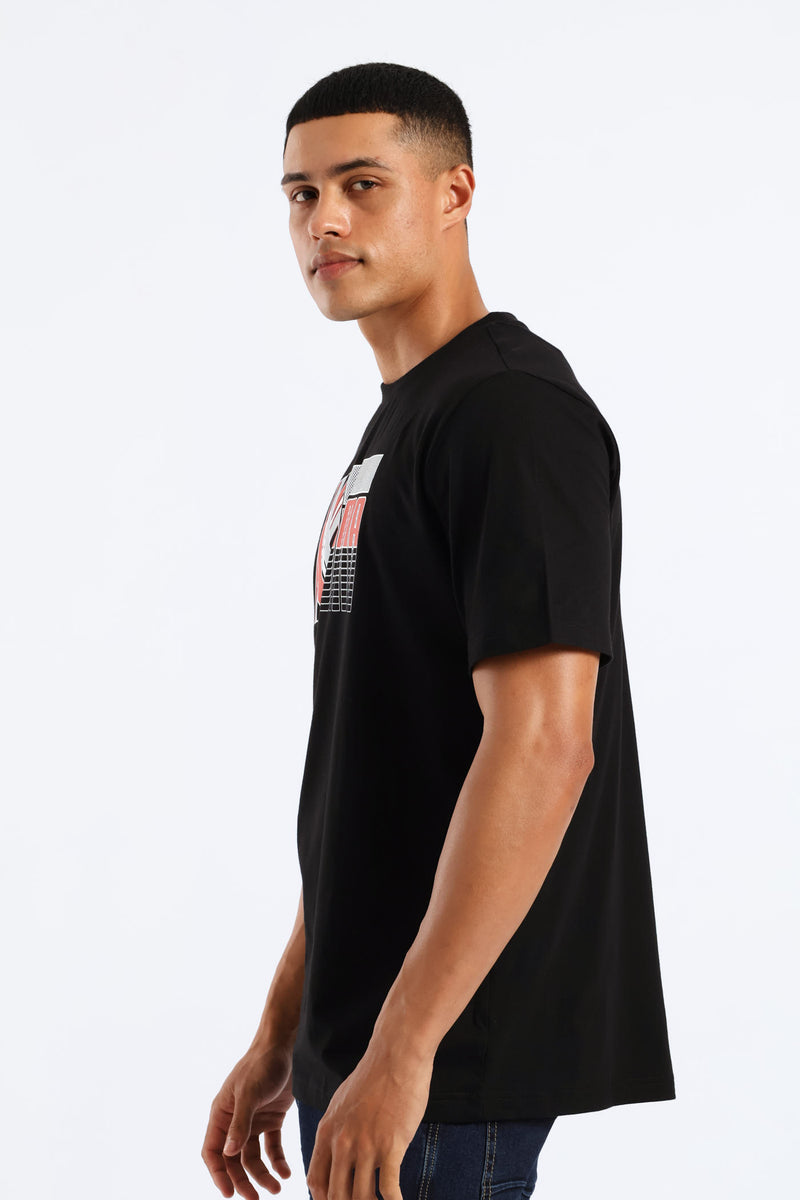 Graphic Motorsport Tee - Black