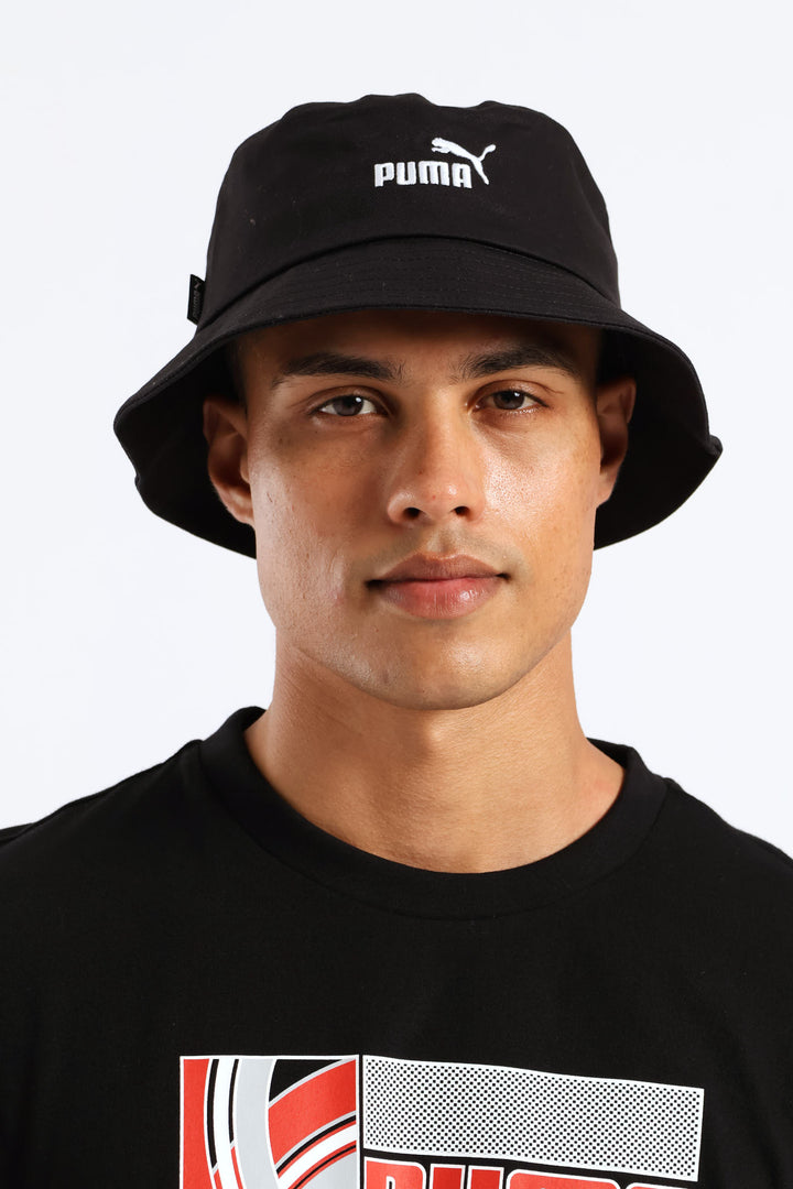 Essential No.1 Logo Bucket Hat - Black