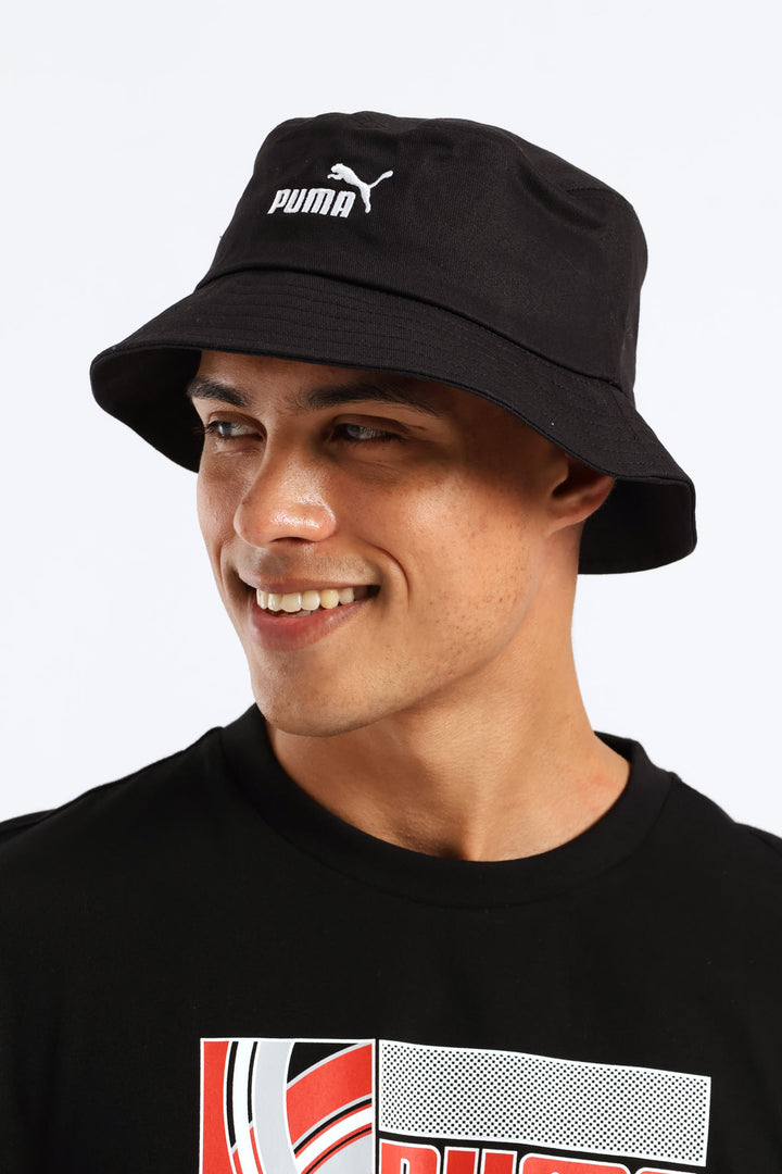 Essential No.1 Logo Bucket Hat - Black