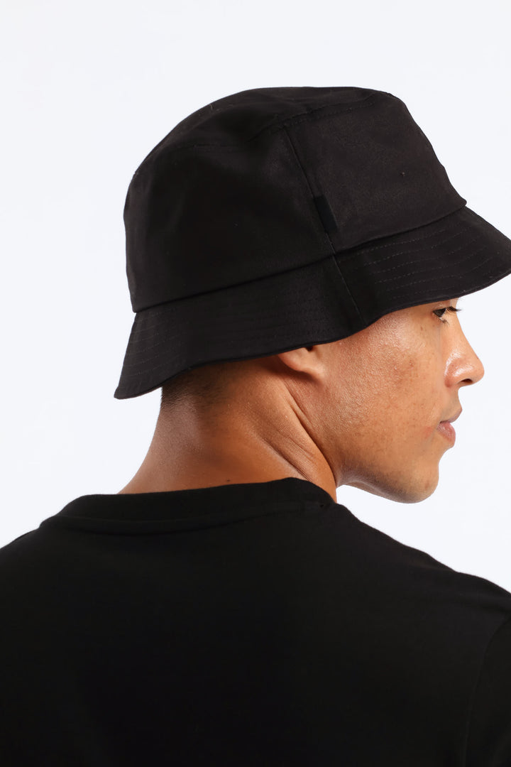 Essential No.1 Logo Bucket Hat - Black